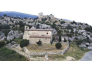 Odèn castle and St. Cecilia's church