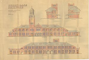 Proposed Townsville Railway Station, 1910