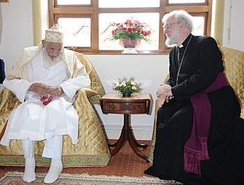 Syedna Mohammed Burhanuddin Archbishop Rowan Williams