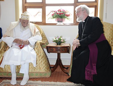 Syedna Mohammed Burhanuddin Archbishop Rowan Williams