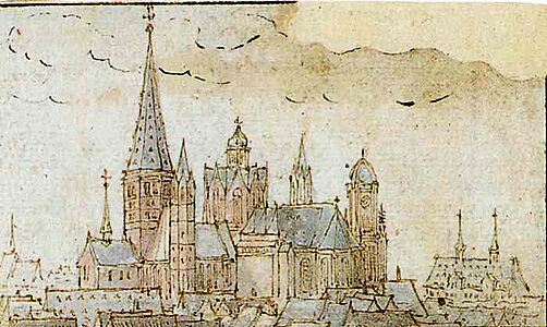 Wenzel Hollar Mainzer Dom 1632