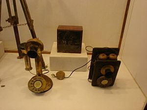 Ancient telephones at Arakkal Palace