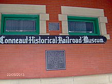 Conneaut Depot signage