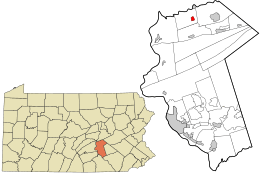 Location in Dauphin County and the U.S. state of Pennsylvania.