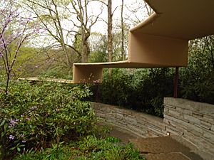 Fallingwater walkway cover