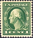 George Washington 1912 Issue--1c