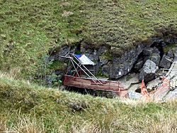 Jib Tunnel, Gaping Gill, entrance.jpg