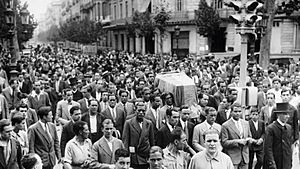 Joan gamper funeral procesion