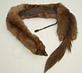 Kolinsky fur choker 1900-1910