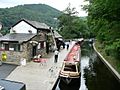 Llangollen canal wharf