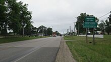 Manton, MI road signage