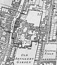 Norton Folgate in 1681