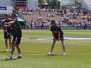 Paul collingwood warm up