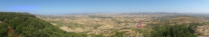 View of Siris, Masullas and Giara of Gesturi from the nuraghe of Inus