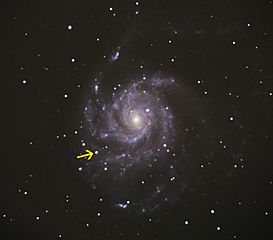 Supernova in M101 2011-08-25