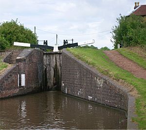 Tardebigge top lock