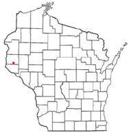 Location of Rush River, Wisconsin