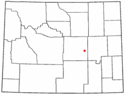 Location of Brookhurst, Wyoming