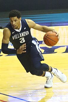 20170213 Villanova-Depaul Josh Hart driving