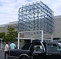 Car service outside the Staten Island Mall in Staten Island, New York