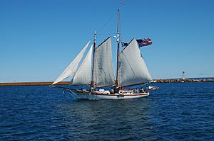 Coaster II under sail.JPG