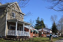 Houses on Front Street in Glenwillard