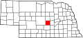 State map highlighting Sherman County