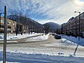 Mont Saint-Hilaire-Vue de l'intersection rue du Centre-Civique et Boul. Honorius-Charbonneau-2022-02-05