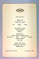 National Railway Museum LNER Royal Station Hotel York Menu Breakfast 12th January 1940