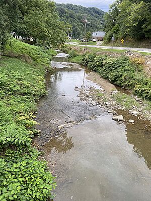 Troublesome Creek in Hindman, Kentucky