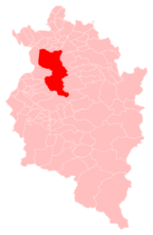 Location of Dornbirn within Vorarlberg