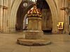 Baptismal Font, Wells Cathedral - geograph.org.uk - 630565 adjusted.JPG