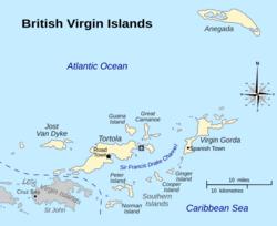 Location of Virgin Islands