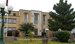 The Coleman County Courthouse in Coleman