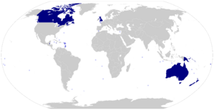 Commonwealth realm map