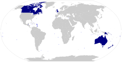 Commonwealth realm map