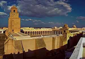 Great Mosque of Kairouan Panorama - Grande Mosquée de Kairouan Panorama