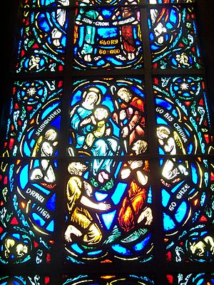 HeinzChapelNativityWindowDetail