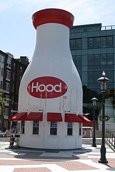 Hood Milk Bottle