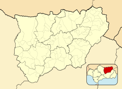 Vilches, Spain is located in Province of Jaén (Spain)