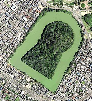 Kamiishizu Misanzai Kofun Aerial photograph 2007