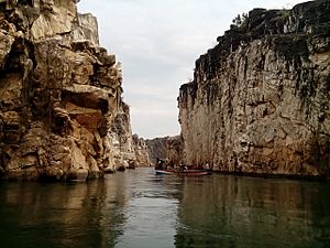 Marble Rocks, narmada river, jabalpur