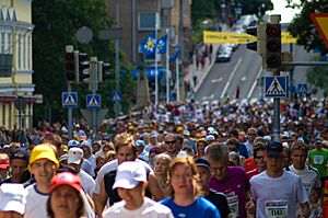 Paavo Nurmi Marathon, 2007, Aurakatu