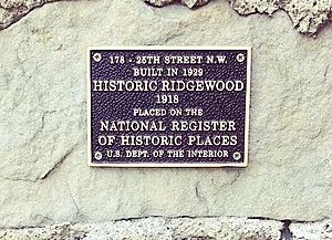 RIDGEWOOD HISTORIC MARKER