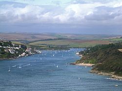 Salcombe estuary from Sharpitor