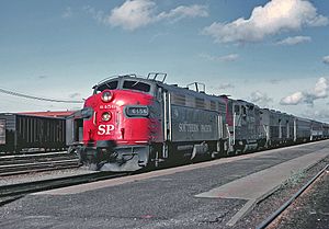 Southbound Coast Daylight at San Jose, January 1970