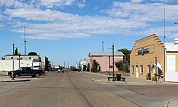 Stratton's business district, looking north along Colorado Avenue