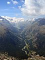 Valley leading to pontresina