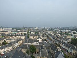 A view of Saint-Lô from the Notre-Dame church [fr]