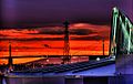 West Gate Bridge Melbourne sunset